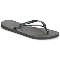 havaianas Slim Zehentrenner schwarz Damen 