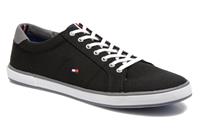 Tommy Hilfiger Sneakers "Harlow 1", gepolsterte Sohle, seitlicher Logoflag, für Herren, schwarz/grau