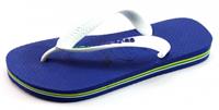 Stoute-schoenen.nl Havaianas slippers Kids Brasil logo Blauw HAV50