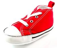 Stoute-schoenen.nl Converse babyschoenen online First Star Rood ALL31