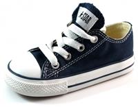 Stoute-schoenen.nl Converse All Stars lage sneaker kids Blauw ALL37