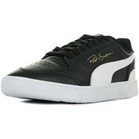 Puma Herren Sneaker - Ralph Sampson, Schnürung, Leder, Low, Basketball-Style, Logo, schwarz / weiß, 10.5 UK 45 EU