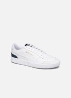 Puma Herren Sneaker - Ralph Sampson, Schnürung, Leder, Low, Basketball-Style, Logo, weiß / gold, 9 UK 43 EU