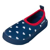 Playshoes Aqua-Slipper Hart - Blauw - Meisjes