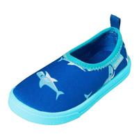 Playshoes Aqua slipper haai - Blauw - - Jongen/Meisjes