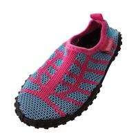 Playshoes gebreide aquaschoen roze/turkoois