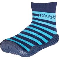 PLAYSHOES Watersokken gestreept marine/lichtblauw