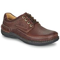 Clarks Schnürschuhe "Nature Three", für Herren, mittel-braun