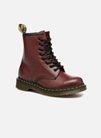 DR. MARTENS bottes Femme rouge pelle