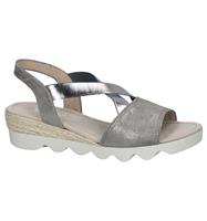 Gabor Damen Sandalette, hellgrau, 1/2