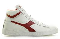 Diadora Game L High Waxed Wit/Rood Heren