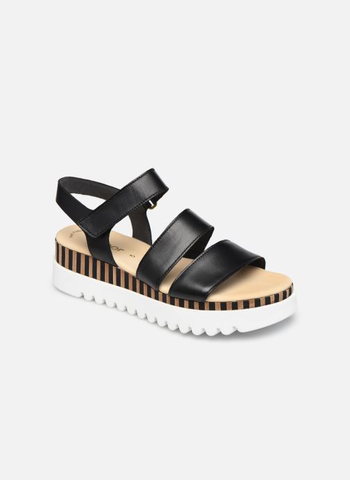 Damen Gabor Komfort Sandalen schwarz