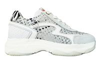 Red Rag Grijze  Sneakers White Nappa Combi