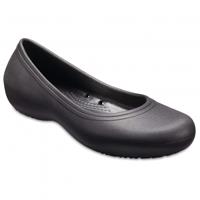 Crocs - Women's Crocs at Work Flat - Sneakers, zwart/grijs