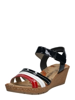 Rieker Sandalette in Lackoptik