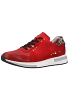 Paul Green Damen Sneaker, rot/leopard-muster, 37,5, rot