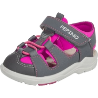 Unisex Ricosta Mädchen Sandalen grau GERY,antra/neonpink