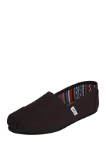 TOMS, Alpargata Classic in schwarz, Slipper für Damen