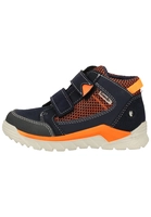 Ricosta Leder/Textil Sneaker, Blau/Orange