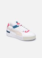 Puma Damen Sneaker - CALI SPORT MIX WN'S, Schnürung, Leder, Training, Fashion, Logo, Weiß/Pink/Blau