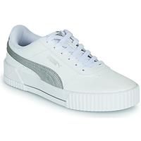 Puma Sneaker "Carina Meta20", erhöhte Sohle, Glitzerdetails, für Damen, weiß, 42