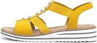 Rieker , Sommer-Sandale in gelb, Sandalen für Damen