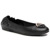 Tommy Hilfiger Th Basic Leather Ballerina FW0FW05727 Black BDS