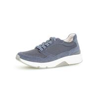 Gabor comfort, Sneaker - Komfort Schnürschuh in mittelblau, Schnürschuhe für Damen