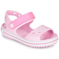 Crocs Crocband Sandal K - Sandalen - Kind Ballerina Pink 24 - 25