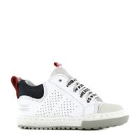 Shoesme EF21S012-B leren sneakers wit/zwart