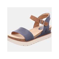 Josef Seibel Keilsandalette CLEA 01, mit kontrastfarbigen Fesselriemchen
