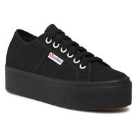 Superga 2790 Cotw Linea Up And Down S9111LW Full Black 996