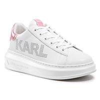 Karl Lagerfeld KL62520 White Lthr W/Pink