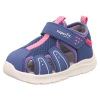 Superfit Baby Sandalen WAVE WMS Weite M4 für Mädchen rosa/blau Mädchen 