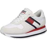Tommy Jeans Schuhe Flatform Runner Sneakers Low beige/weiß Damen 