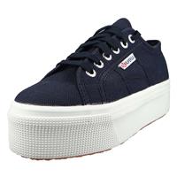 Superga Damen Low Sneaker COTW LINEA UP & DOWN S9111LW-2790 Blau F43 navy white Textil Sneakers Low blau Damen 