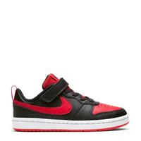 Nike Court Borough Low 2 sneakers zwart/rood