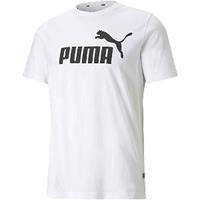 Puma Witte Ess Logo Tee - heren 