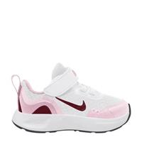 Nike Wearallday sneakers wit/donkerrood/roze