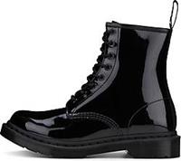 Dr. Martens , Boots 1460 Mono Patent Lamper W in schwarz, Boots für Damen
