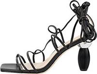 Ekonika , Riemchensandaletten Alla Pugachova Mit Extravaganten Bändern in schwarz, Sandalen für Damen