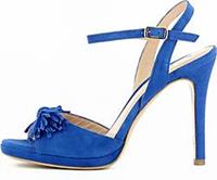 EVITA , Damen Sandalette Alba in blau, Sandalen für Damen