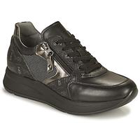 NERO GIARDINI chaussures de tennis Femme Noir Pelle/nylon