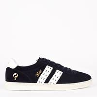 Q1905 Sneaker medal donkerblauw/wit