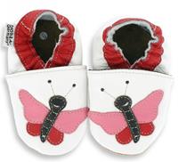 HOBEA-Germany Kinderschuhe Schmetterling Pauline 16/17 (0 - 6 Monate) Krabbelsohle