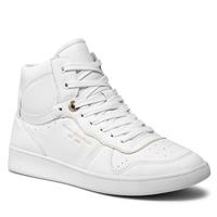 Tommy Hilfiger White Elevated Mid Court Sneaker FW0FW06014 White YBR