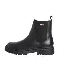 Tommy Jeans , Chelsea Boot Branded Tape Chelsea Boot in schwarz, Boots für Damen