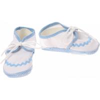Junior Joy Babyschoenen Newborn Junior Wit/lichtblauw