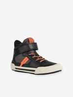 GEOX Halfhoge sneakers voor jongens J Alonisso Boy B-GBK  zwart oranje