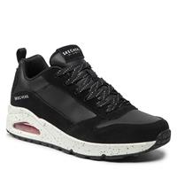 skechers chaussures de tennis Homme Noir Pelle Sintetico